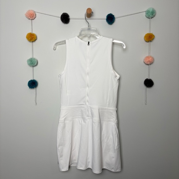 Vuori Topspin Dress in White - Picture 7 of 7